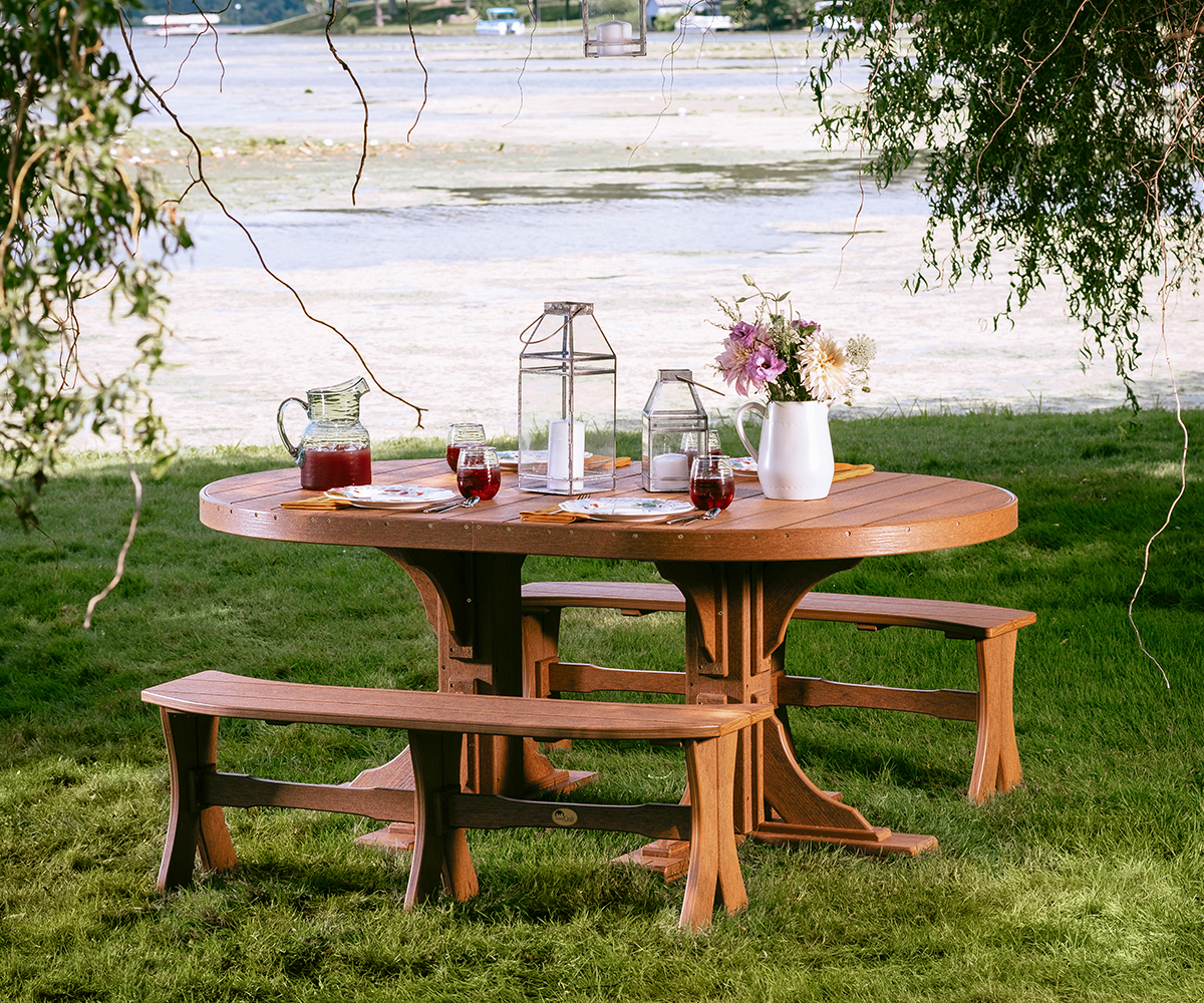 4' × 6' Oval Table - Image 3