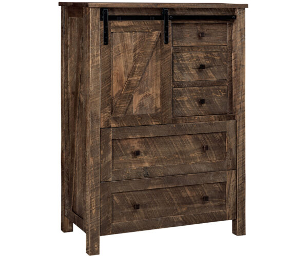 Rustic 5 Drawer Chest