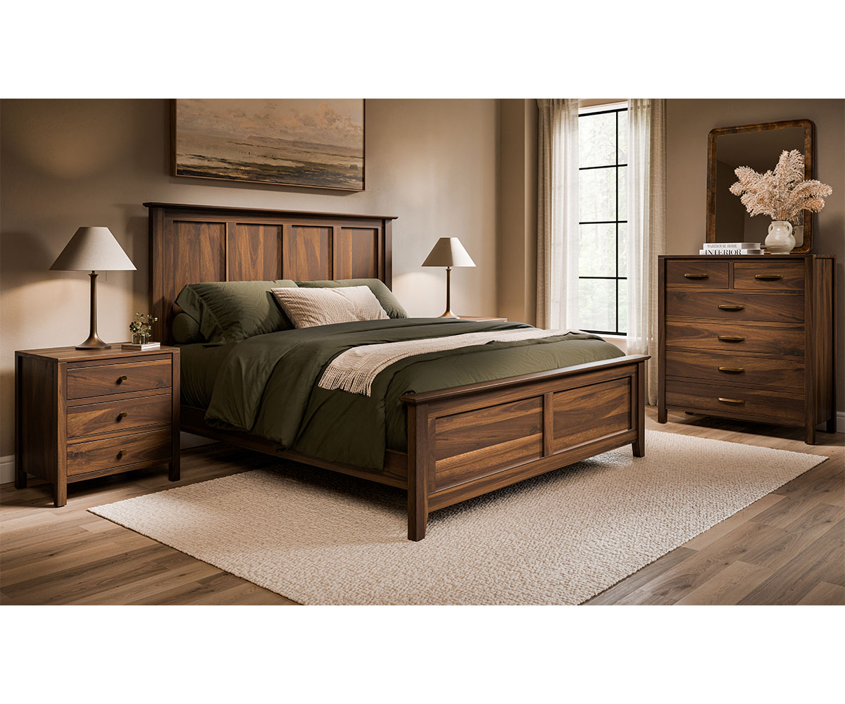 Amanda 3 Drawer Nightstand - Image 3