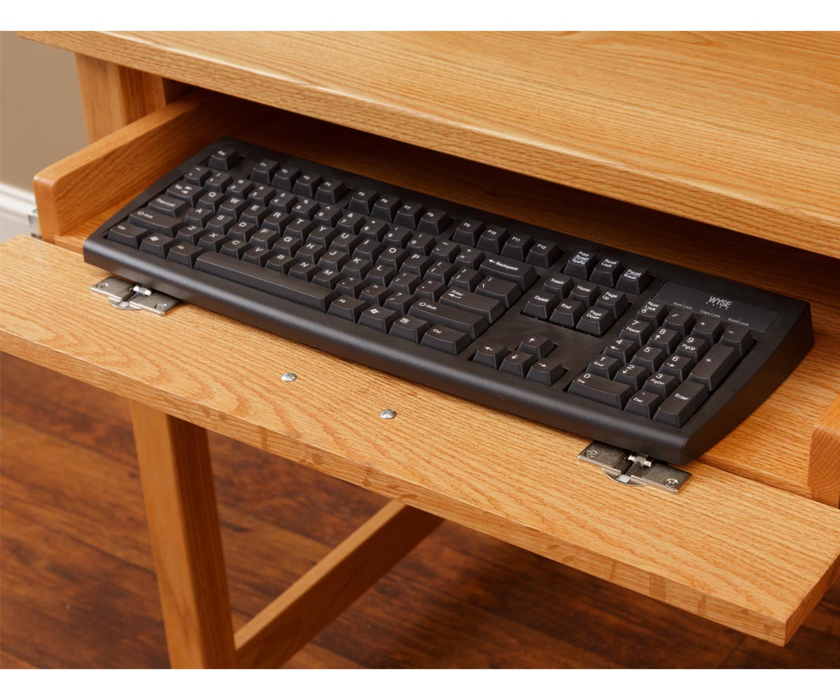 Eshton Single Pedestal Desk with Hutch - Image 4