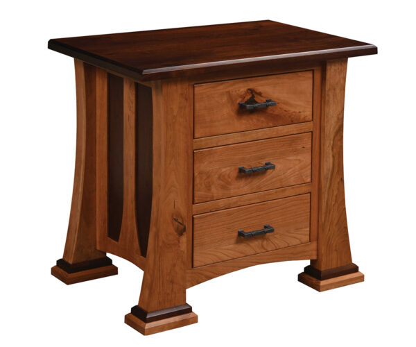 Caledonia 3 Drawer Nightstand