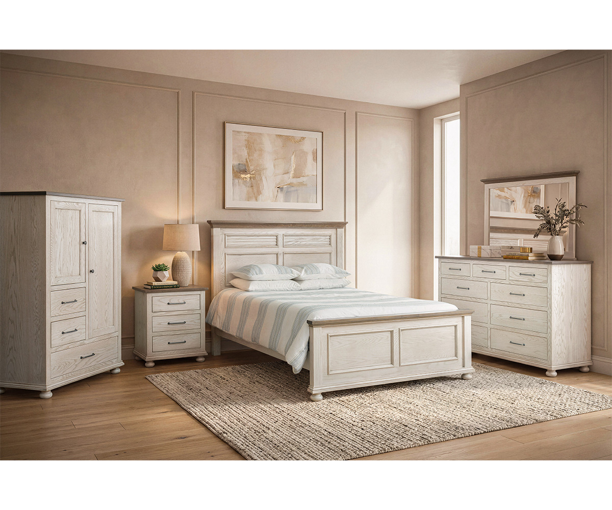 Hickory Grove 2 Panel Bed - Image 2