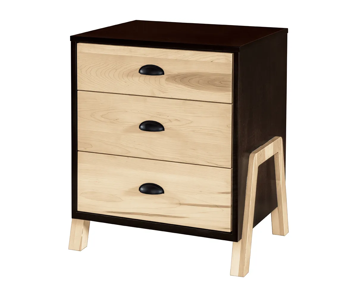 Silverton 3 Drawer Nightstand