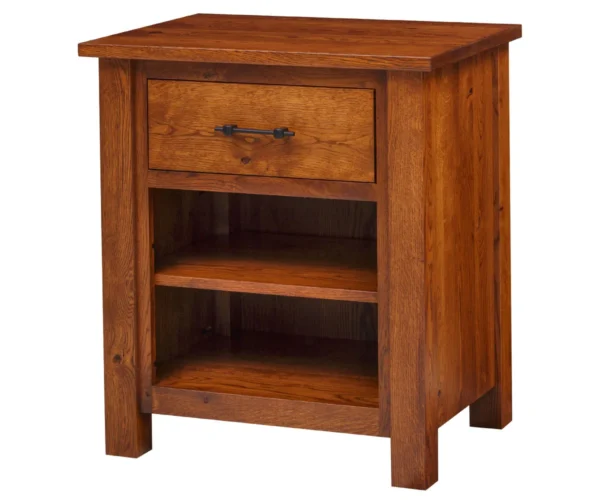 Heirloom Mission 1 Drawer Nightstand with Open Shelf