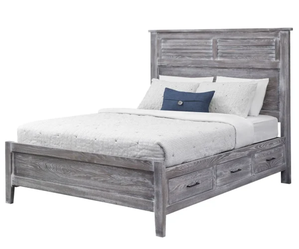 Manor Louver Panel Bed With Underbed Storage