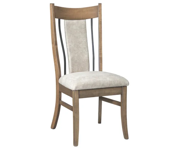 Eagle Fabric Chair With Wrought Iron