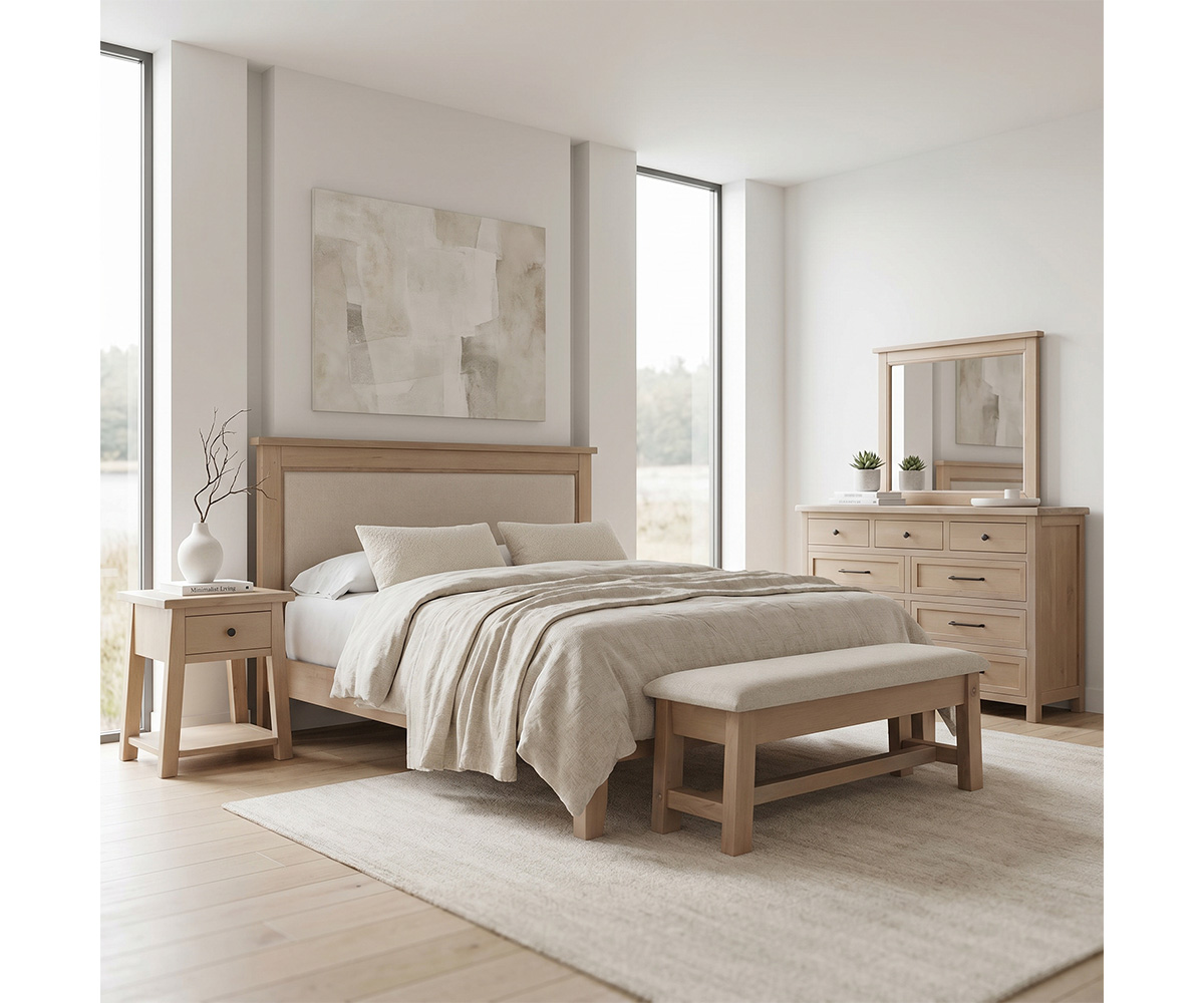 Chloe 3 Drawer Night Stand - Image 2