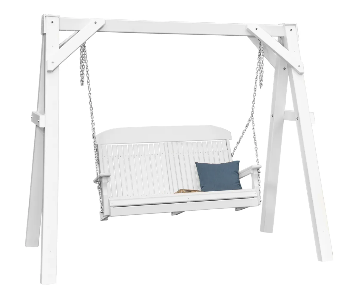 A-Frame Vinyl Swing Stand