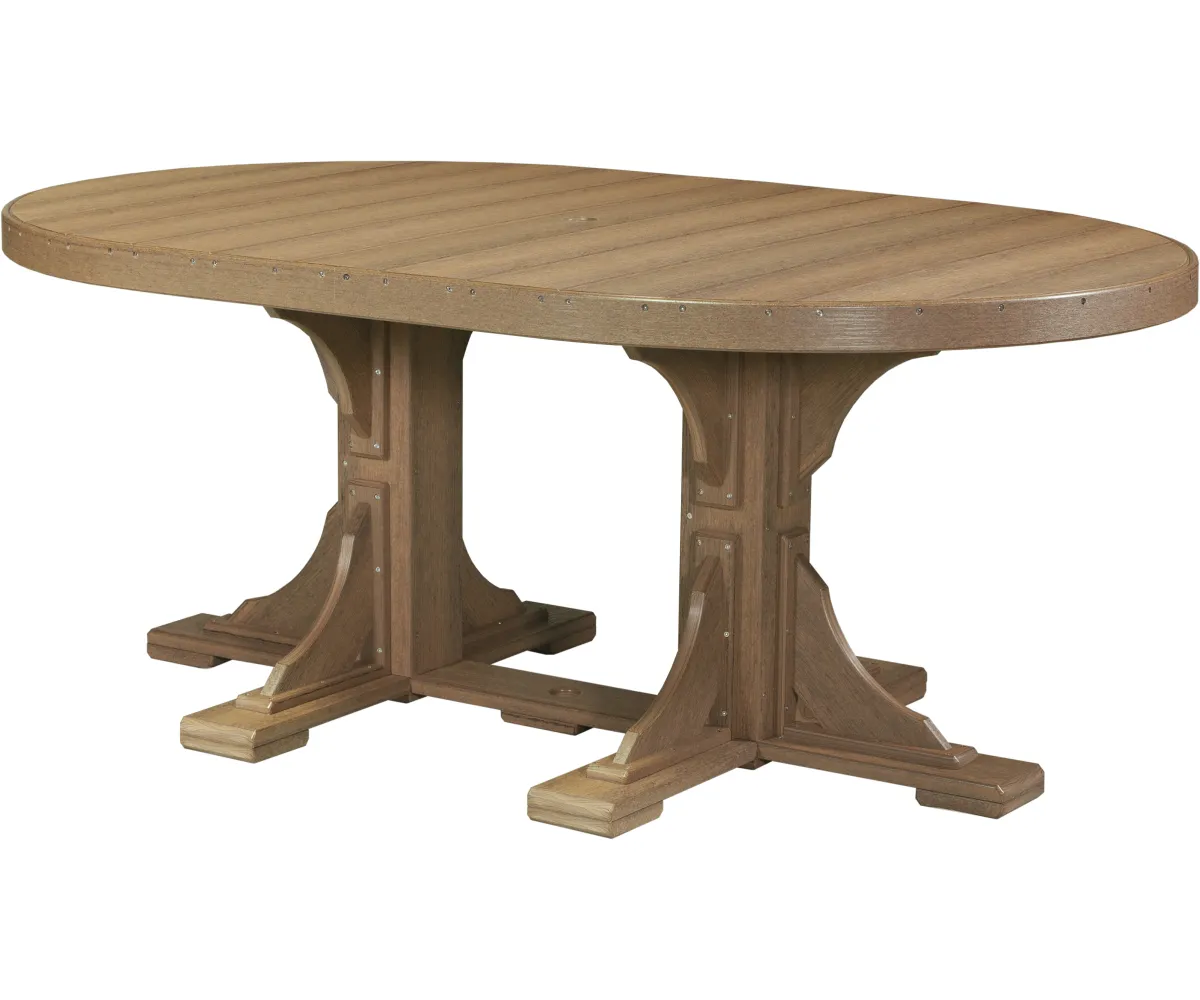 4' × 6' Oval Table - Dining Height