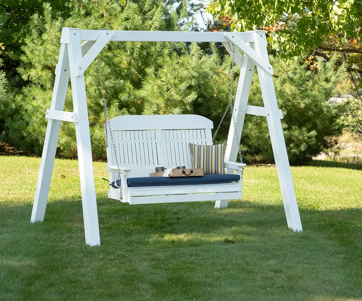 A-Frame Vinyl Swing Stand - Image 2