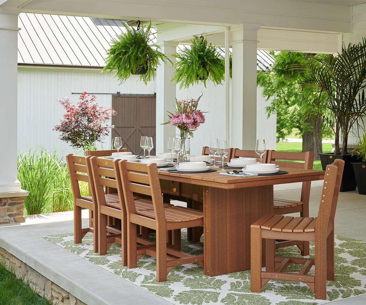 Urban Dining Table - 3' x 8' Rectangular - Dining Height - Image 2