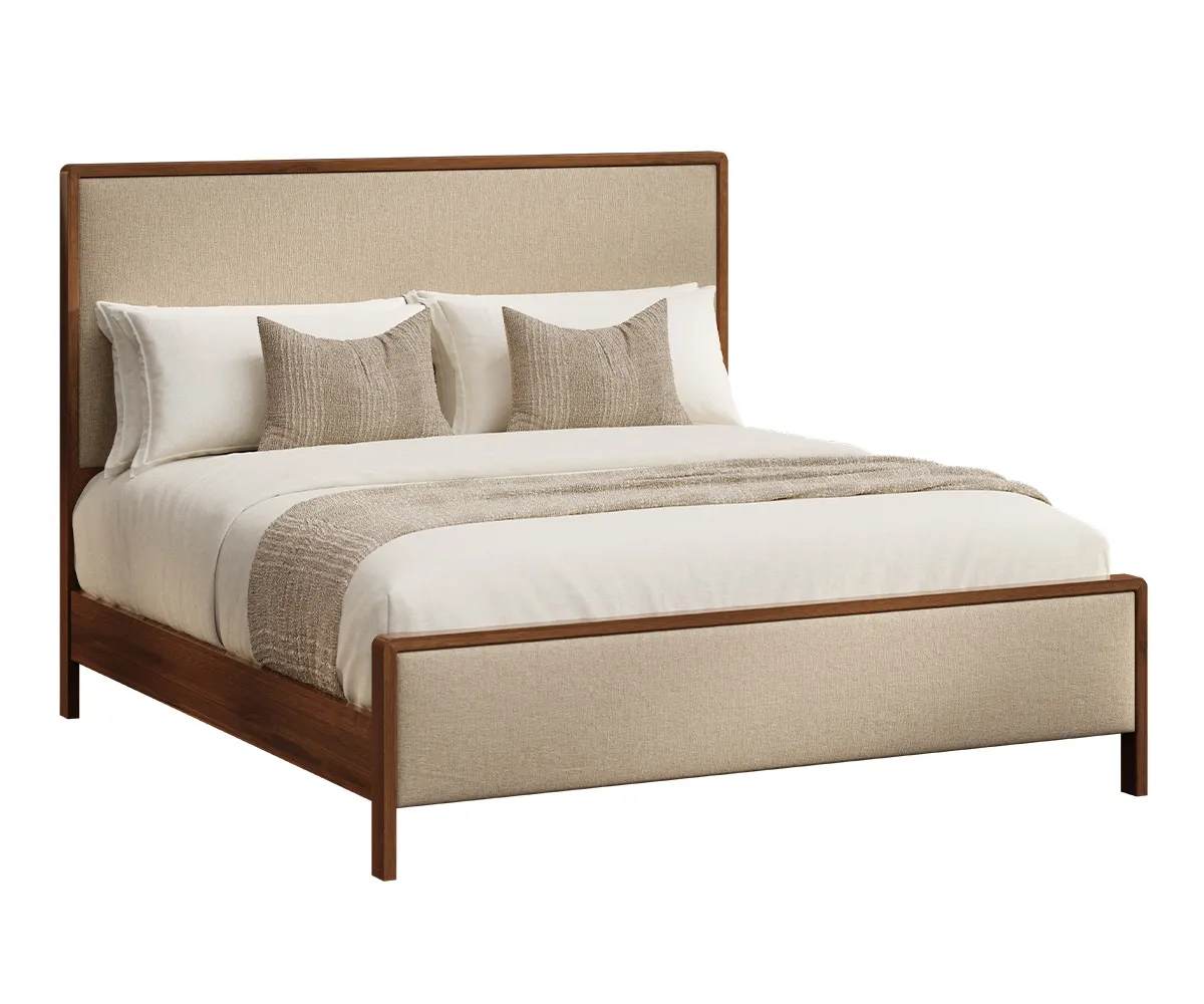 Ashton Fabric Footboard Queen Bed - Image 2