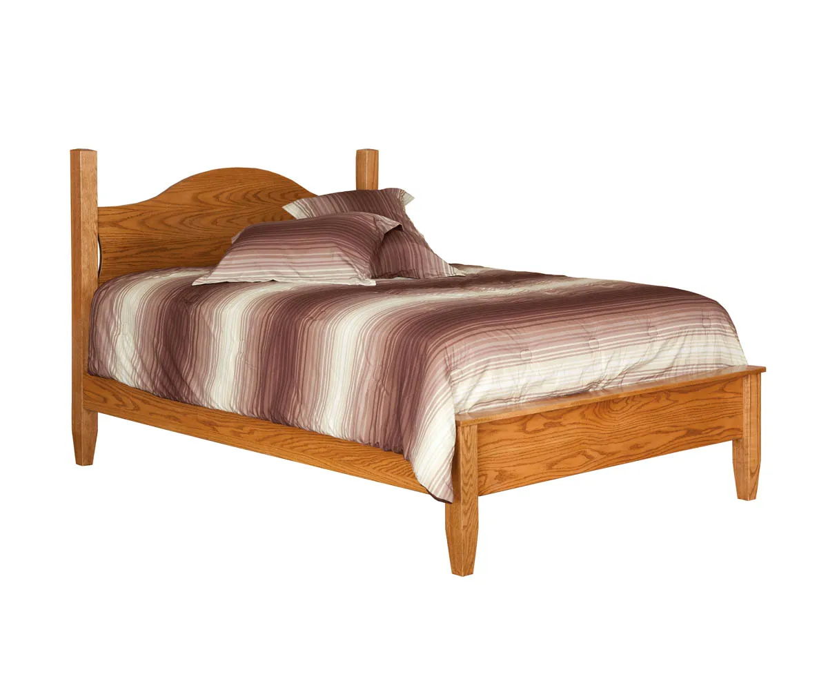 Shaker Crescent Bed