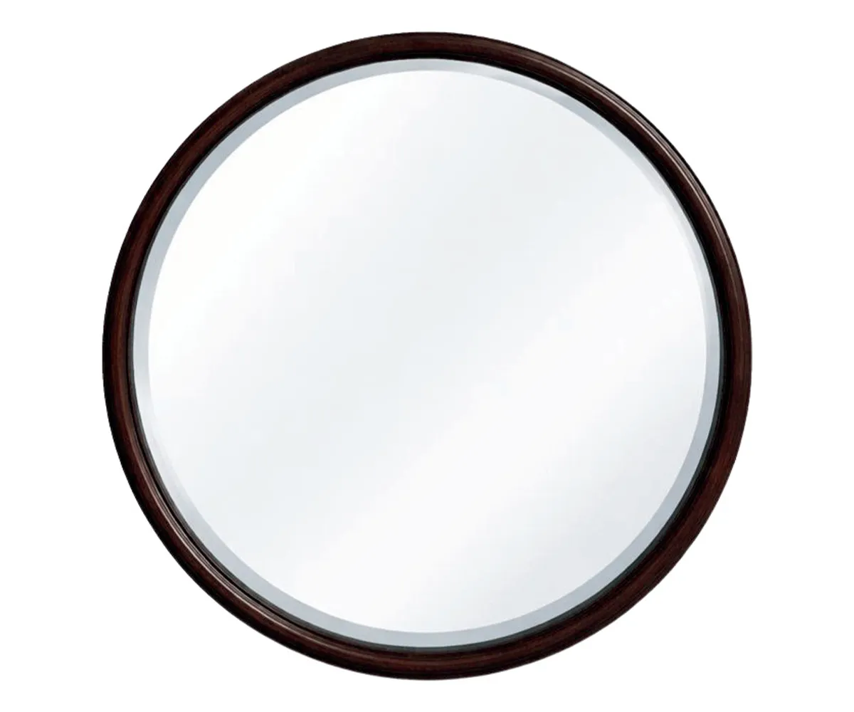 Intersection Round Beveled Mirror